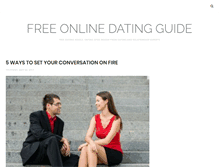Tablet Screenshot of free-online-dating-guide.com